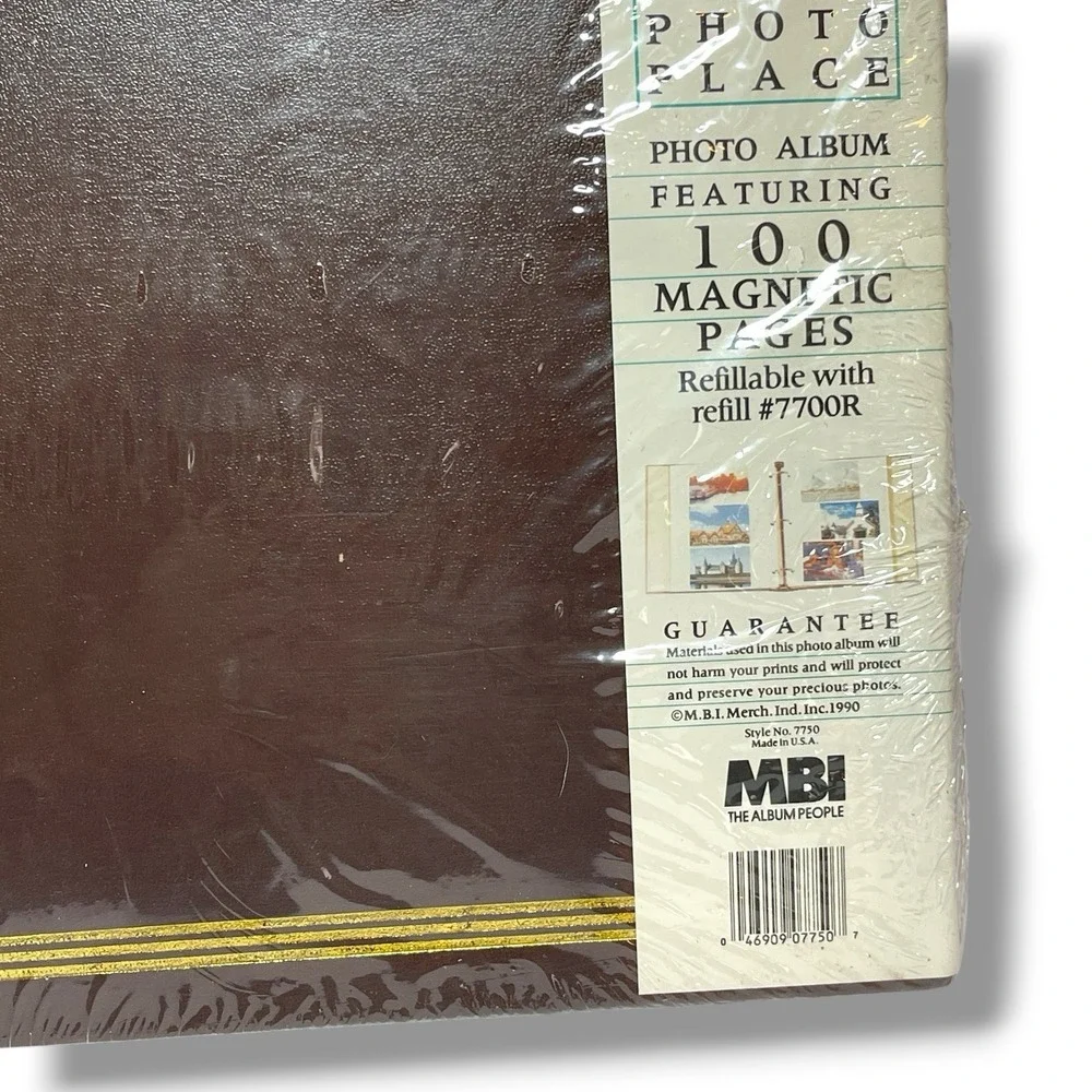 The Library Collection Vintage 100 Page Photo Albums NEW SEALED MBI Brown